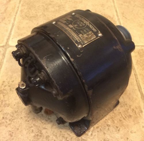 Vintage Pre-1950s Westinghouse AC Motor; WORKING CONDITION