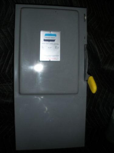 100 amp 480v fusible disconnect 3 pole Crouse Hinds AS463A AS-463A