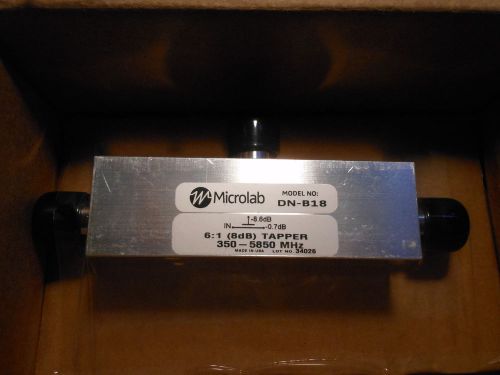 Microlab / verizon dn-b18 unequal power splitter 350-5850 mhz new for sale