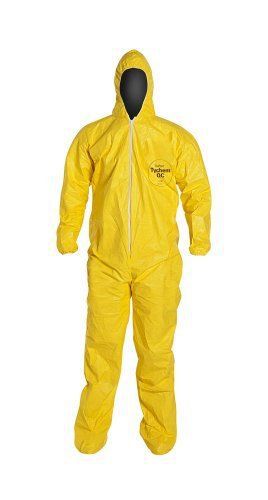 Qc coverall w/ standard hood, elastic wrists, attached socks, xl for sale