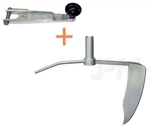 Baffle bar &amp; blade assy w/ handle - hcm 450 - new (hobart #123574 + 292808) for sale