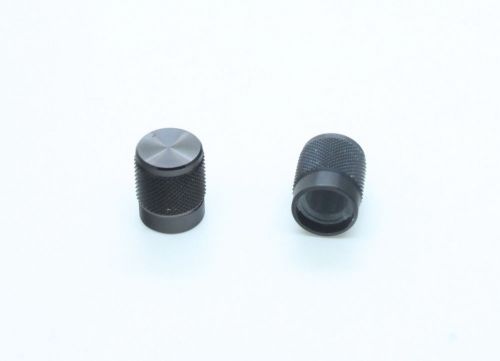 5 x easyway aluminum hi-fi control knob insert type 10mmdx12mmh black 6mm  shaft for sale