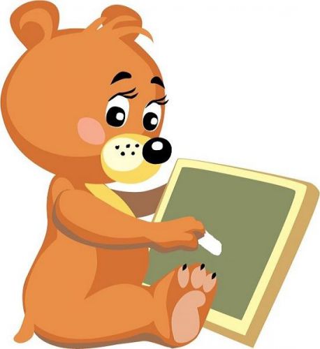 30 Custom Teddy Bear with Chalkboard Personalized Address Labels
