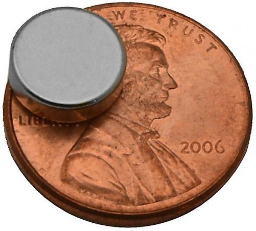 9 mm x 3 mm disc - neodymium rare earth magnet, grade n48 for sale