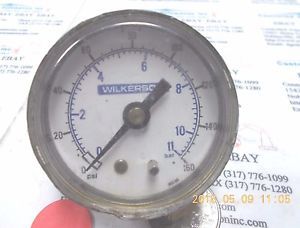 Wilkerson 0-160 PSI/0-11 Bar/094-02 Pressure Gauge 1/4&#034;