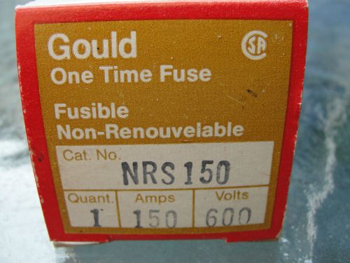 GOULD ONE TIME FUSE NRS150 150A