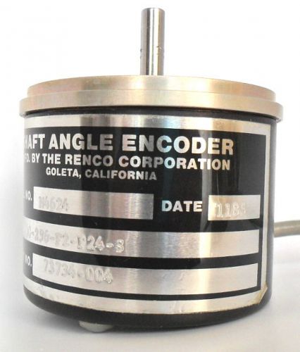 Renco  Shaft Angle Encoder Part# R2523C-256-F2-P24-S.  Qty.  1pc.