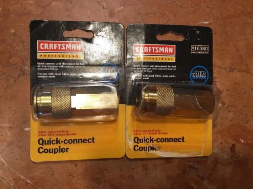 New Craftsman Quick Connect Coupler 3/8&#034; Universal Body 3/8&#034; Female Thread