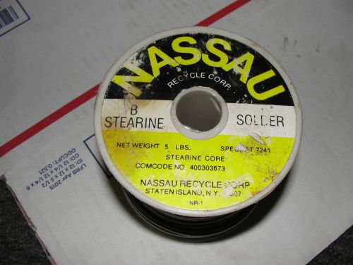 Nassau Solder B Stearine 4.5 lbs.