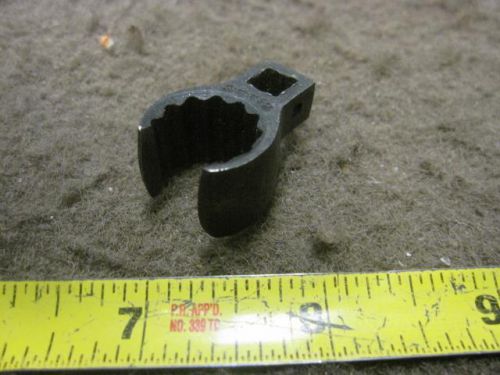 SNAP ON 9/16&#034; FLARENUT CROWFOOT WRENCH 3/8&#034; DRIVE AIRCRAFT TOOL