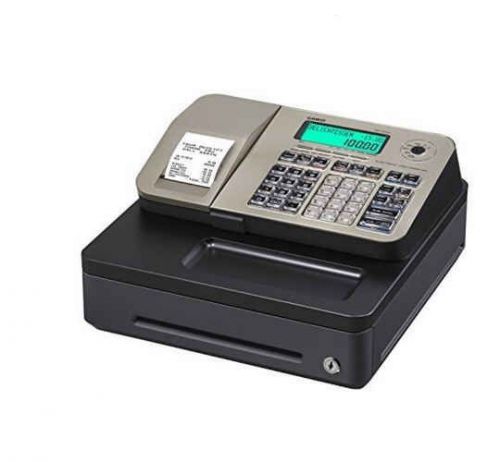 Casio se-s100sc-gd ses100scgd single tape thermal print cash register gold for sale