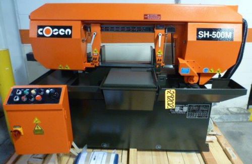 COSEN SEMI-AUTOMATIC MITER CUTTING HORIZONTAL BAND SAW SH-500M NEW  (29352)