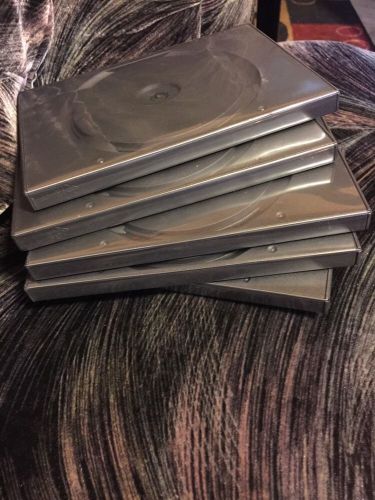 5 Pk Dvd Cases New