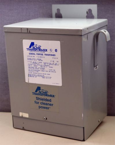 Acme electric corp. t-2-53013-s general purpose 3kva reversible transformer for sale