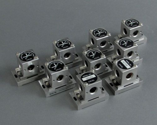 Lot of (9) Excel Laser Alignment Parts 1017A Beam Benders, 1014A Beam Splitters