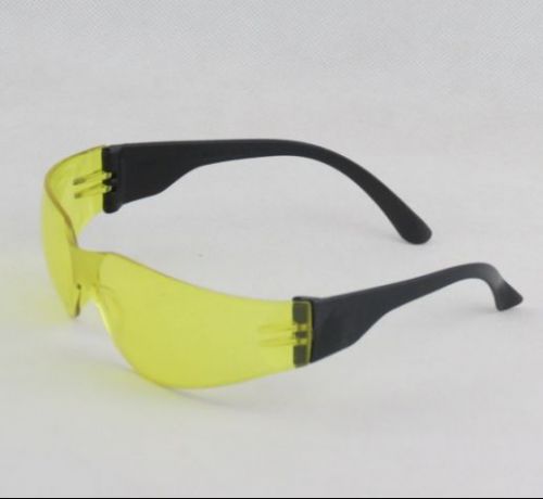 Safety safe glasses spectacles eye protection protective eyewear yellow lens for sale
