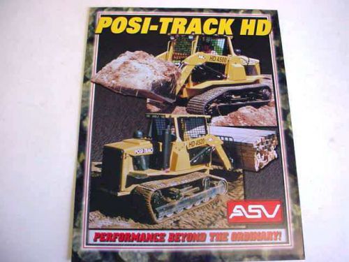 Posi-Track HD 4500 &amp; 4520 Loaders Brochure, 4 Pages, Brochure                  #