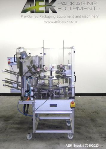 Used- Brunner Model VC Vertical Tuck Intermittent Motion Cartoner. Tuck cartoner