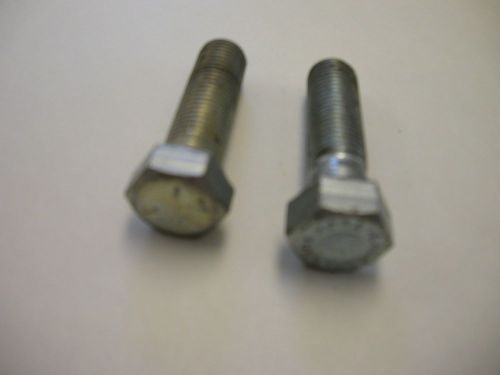 Hex head cap screw bolt 7/16-20 x 1-1/2&#034; grade 8 &amp; 5 package of 2 for sale