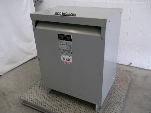Mgm 63 kva 3 phase pri 480 volt sec 480y volt transformer (tra3092) for sale
