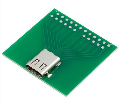 New USB 3.1 Type C Female Test Socket Connector PCB Board for Test