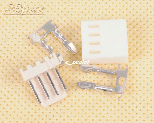 20pcs kf2510-4p 2.54mm pin header+terminal+housing(right angle) connector kits for sale