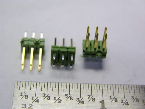 10 AMP /  TE Connectivity 825440-3 MOD 2 2x03P Dual Row Pin Headers Au Pins
