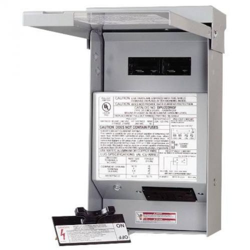 Ac/Heating Disconnect Raintight 60A Non-Fuse With GFCI Eaton Circuit Breakers