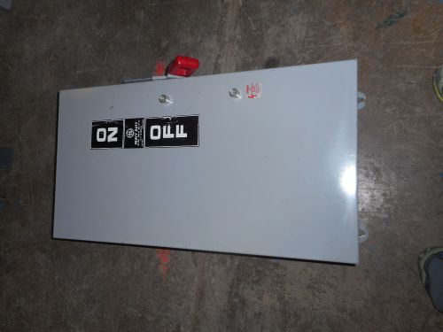 Ge th3363j safety switch 100 amp 600 volt disconnect for sale