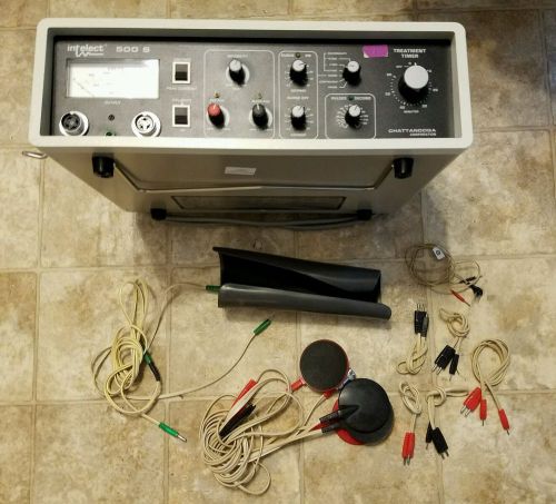Chattanooga Corp Intelect 500S Muscle Stimulator Physical Therapy Unit W/ Pads