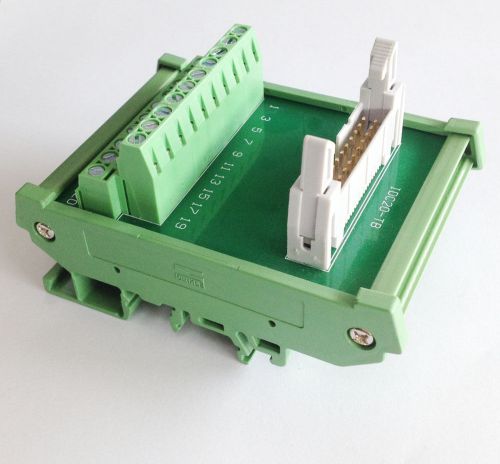 Idc-20 din rail mounted interface module adam-3920 plc relay terminal for sale