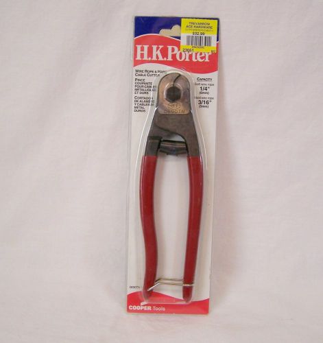 Porter wire rope &amp; hard cable cutter 8 inch - new for sale