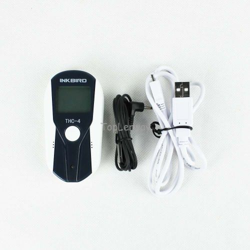 Usb lcd display temperature gauge data logger humidity meter recorder datalogger for sale