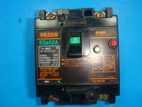 Fuji EGa52A 50A Circuit Breaker 100-100/200-240V Used