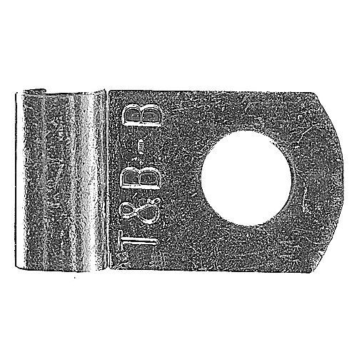 Flag Terminal - Non-Insulated For Wire Range 4, 3 Stud Size 1/4