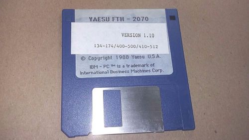 Yaesu FTH-2070 Programming Software Ver.1.10