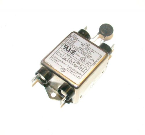 QUALTEK  850-03/001  EMI POWER LINE FILTER 3 AMP 115/230 VAC  (2 AVAILABLE)