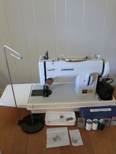 CONSEW SEWING MACHINE CP206R ELECTRONIC HEAVY DUTY W/CASE NEEDLES THREAD