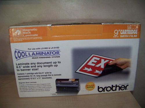 Brother Cool Laminator 9&#034; Magnetic Black Laminate with cartridge (LC-M9)