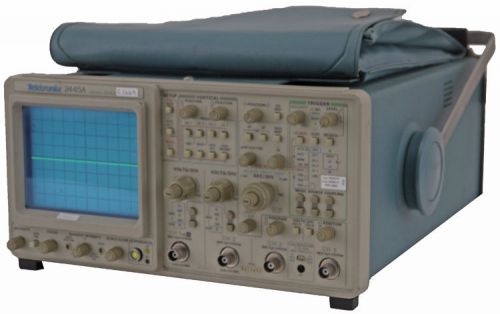 Tektronix 2445a 4-channel dc-150mhz variable portable analog oscilloscope +opt 9 for sale