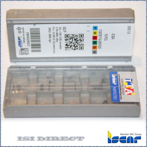 GFN 1.6 IC354 ISCAR *** 10 INSERTS *** FACTORY PACK ***