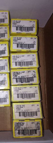 COOPER BUSSMAN LPN-RK-2SP 3SP 4SP  6SP 61/4SP 8SP LOT boxes of 10