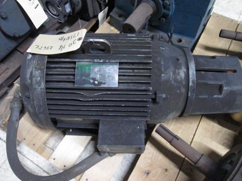 Lincoln ac motor w/ shaft adapter 3140880 20hp 1750rpm 230/460v 50/25a used for sale