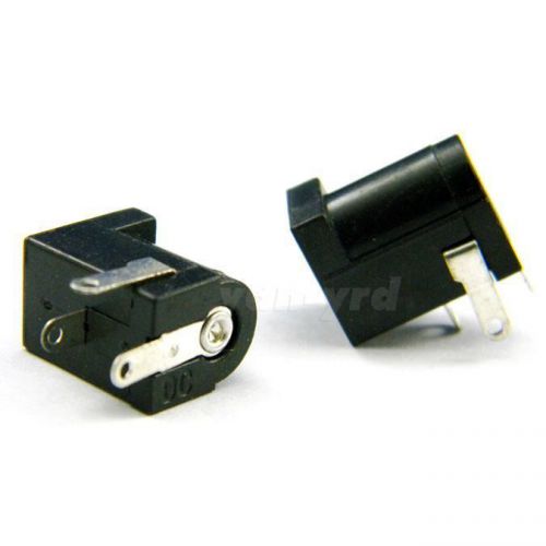 10 Pcs New Black 5.5X2.1mm Electrical socket outlet DC outlet DC-005 Y5RG