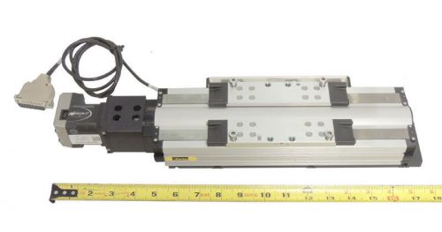 Parker 400lxr ball screw linear positioner table 310mm stage travel 120mm motor for sale