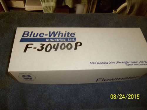 BLUE WHITE FLOWMETER 4&#039;&#039; F30400P