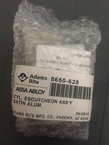 Adams Rite 8650-628 Cyl. Escutcheon Assy. Satin Aluminum
