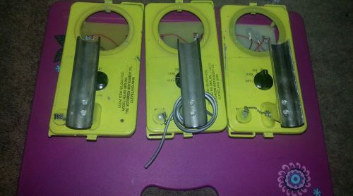Lot of 3 Victoreen 6B Geiger counters incomplete for parts