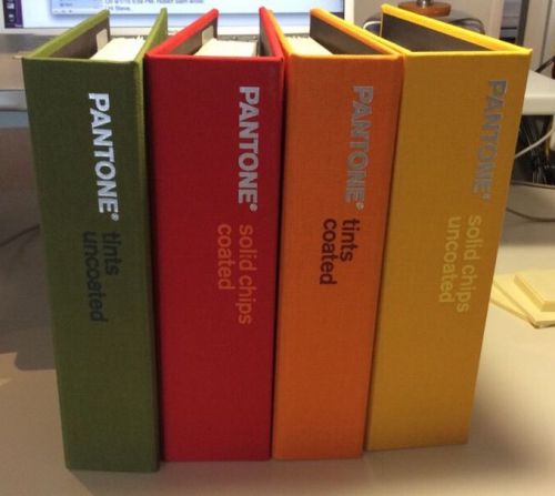 Pantone Color Guide Collection: 4 Books in Excellent Condition