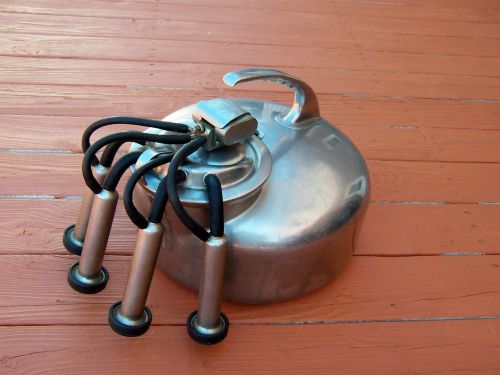 VINTAGE BABSON SURGE STAINLESS STEEL MILKER W/PULSATOR &amp; INFLATIONS GREAT COND.